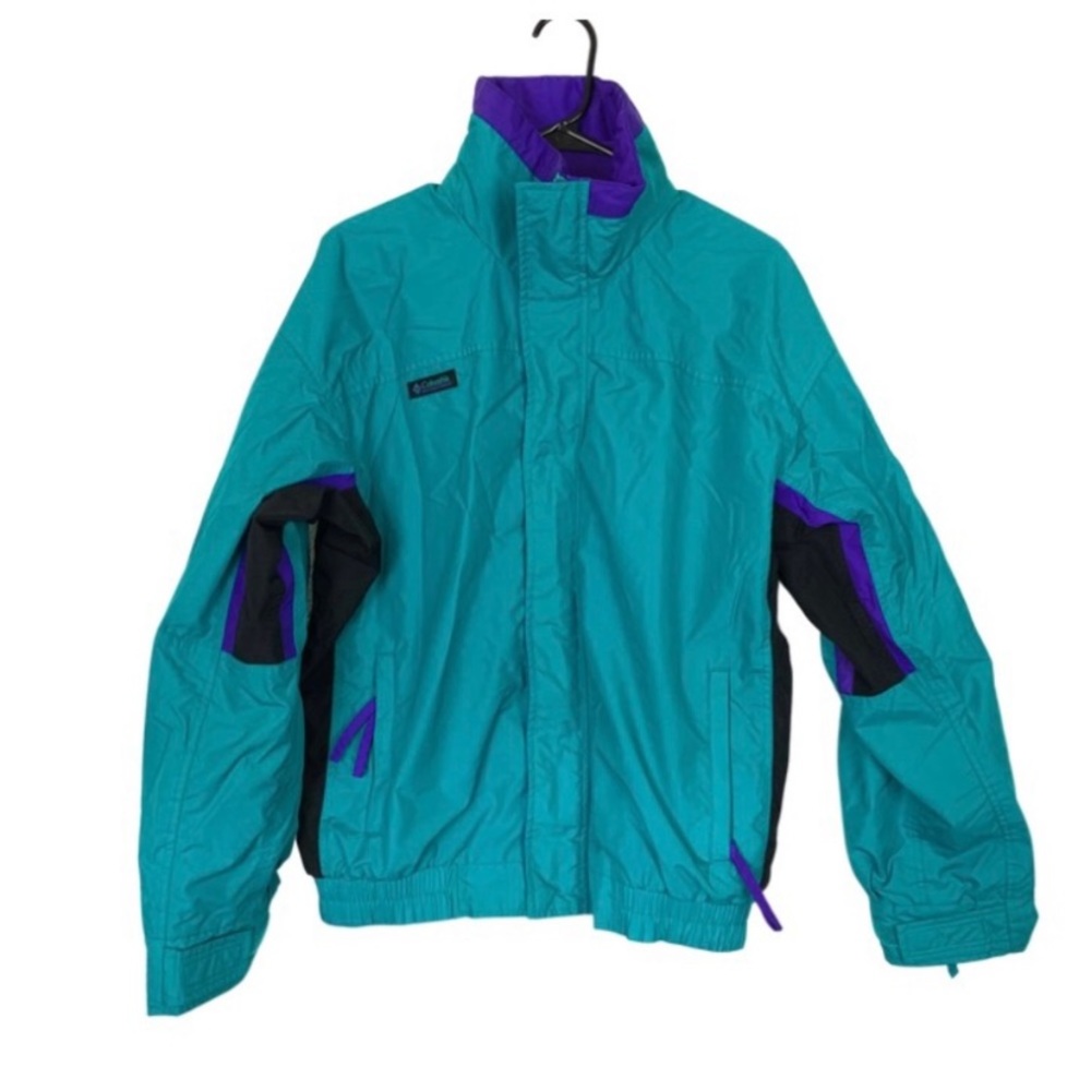 Vintage Columbia retro colorblock coat size medium